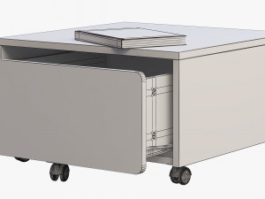 ikea slakt storage box with casters 3D Model