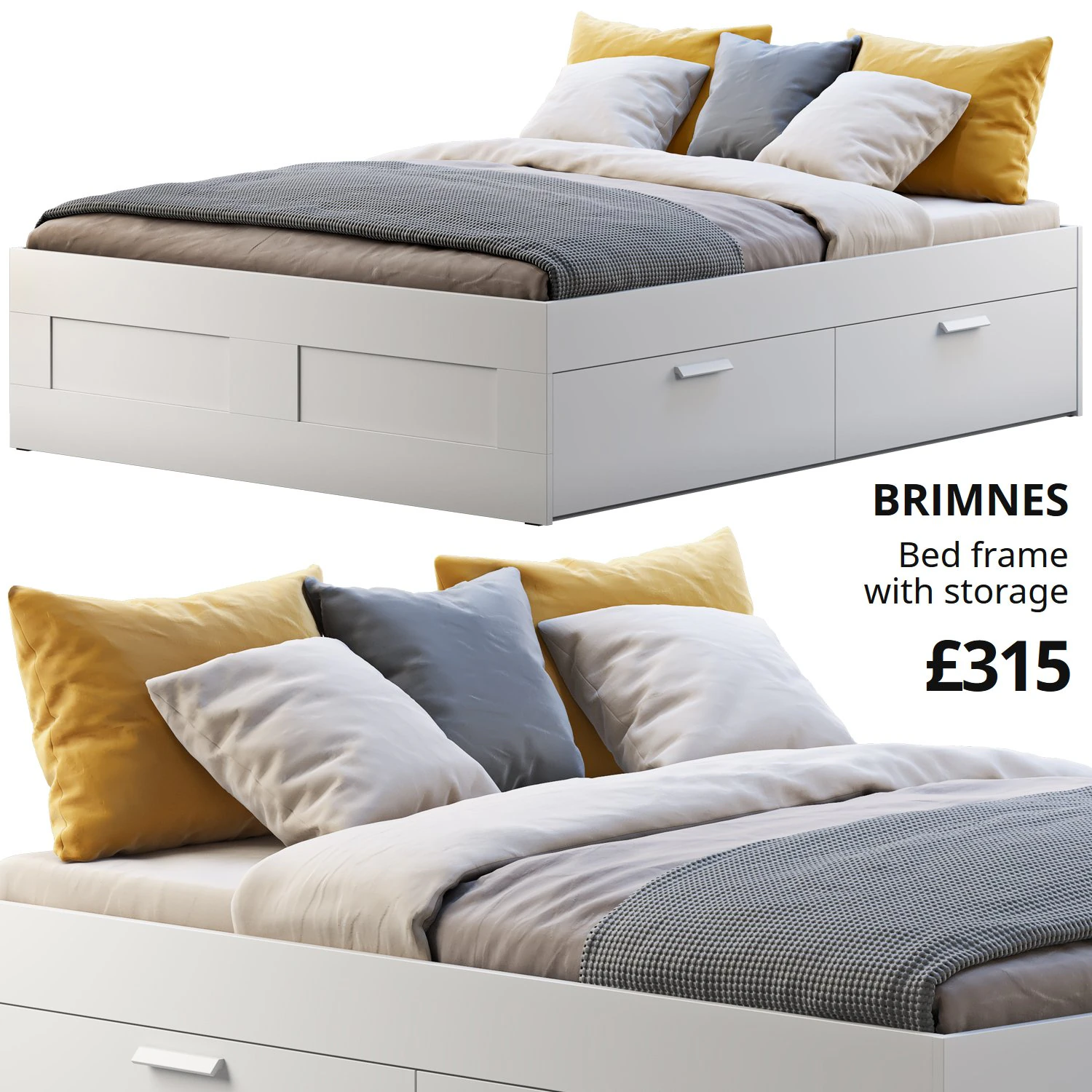 ikea brimnes 5 3D Model .c4d .max .obj .3ds .fbx .stl .blend 