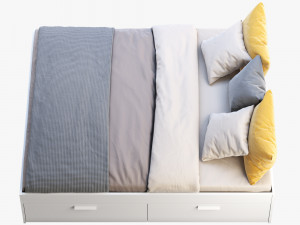 ikea brimnes 5 3Dモデル