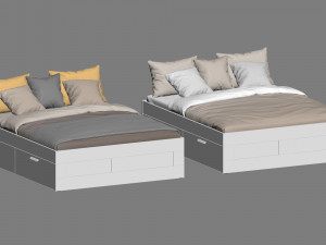 ikea brimnes 5 3Dモデル