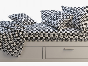 ikea brimnes bed 6 3Dモデル