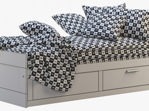 ikea brimnes bed 6 3Dモデル