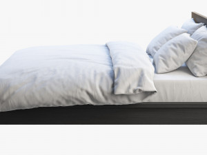 ikea malm bed 3 Model 3D