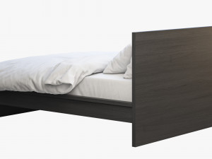 ikea malm bed 3 Model 3D