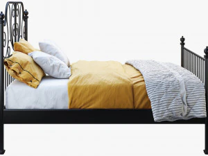 ikea leirvik bed 3D Model