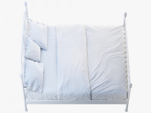 ikea leirvik bed Modelo 3D