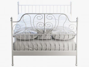 ikea leirvik bed 3D Model