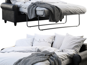 ikea fixhult sofa-bed 3D Model