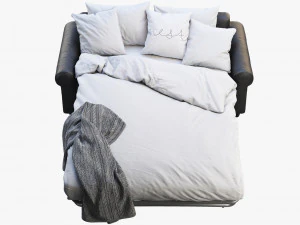 ikea fixhult sofa-bed 3D Model
