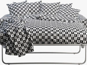ikea fixhult sofa-bed 3D Model