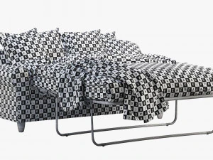 ikea fixhult sofa-bed 3D Model