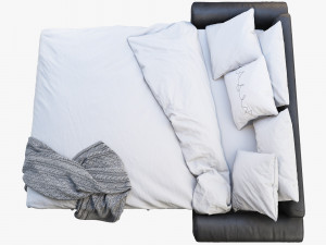 ikea fixhult sofa-bed Modello 3D
