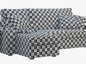 ikea vilasund sofa Modèle 3D