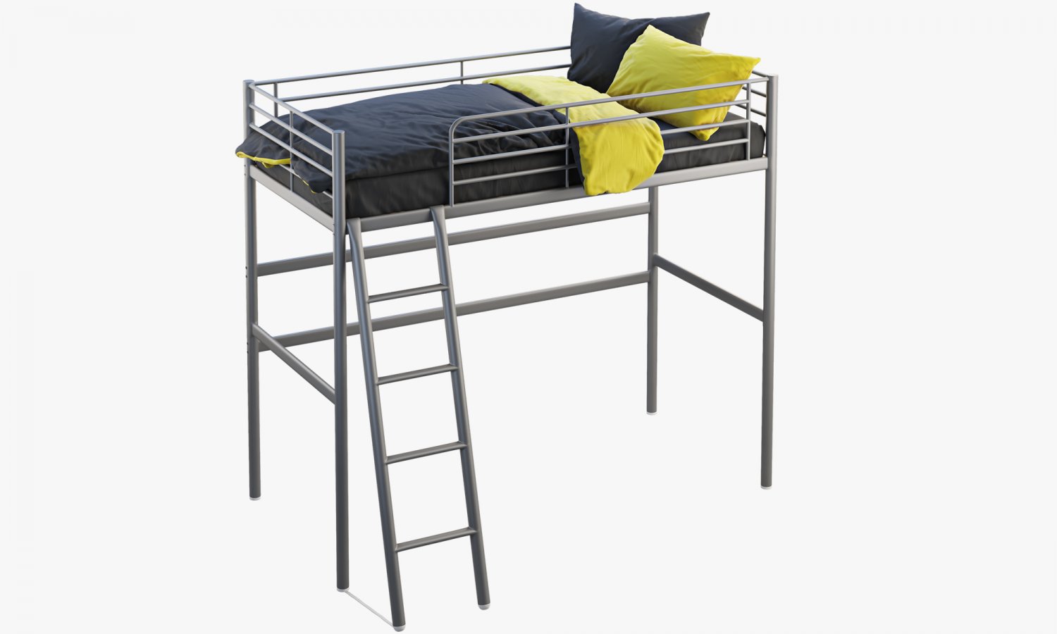 Ikea Svarta Loft Bed 3d Model In Bedroom 3dexport