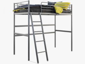 ikea svarta loft bed 3D Model in Bedroom 3DExport