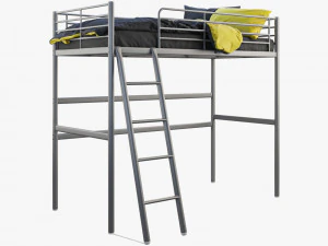 ikea svarta loft bed 3D Model