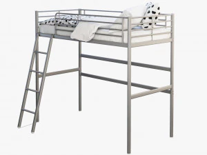 ikea svarta loft bed 3D Model