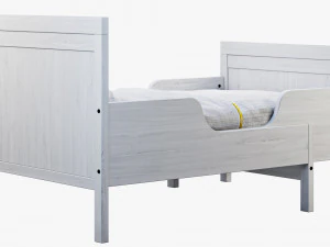ikea sundvik 4 bed 3D Model