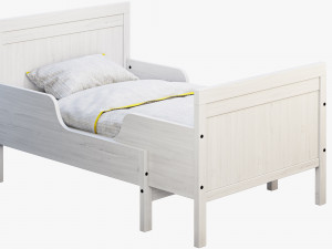 ikea sundvik 4 bed 3D Модель