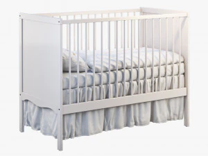 ber&ccedil;o ikea solgul Modelo 3D