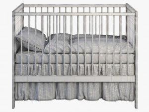 ber&ccedil;o ikea solgul Modelo 3D