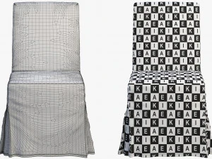 ikea henriksdal chair 3D Model
