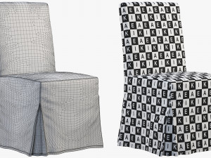 ikea henriksdal chair 3Dモデル