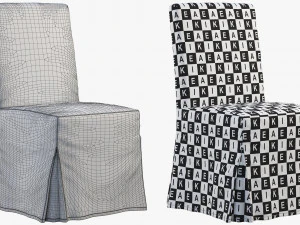 ikea henriksdal chair 3D Model