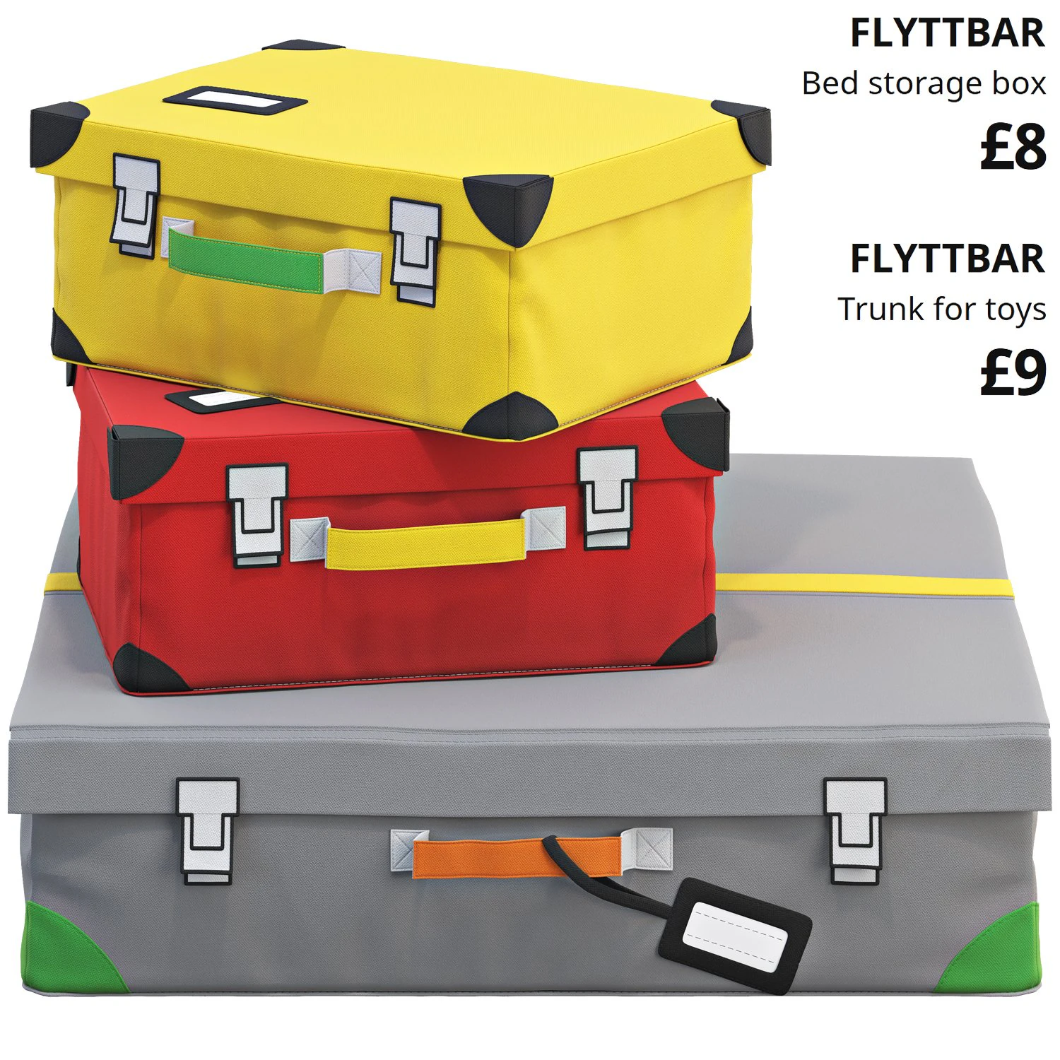 ikea flyttbar box set 3D Model .c4d .max .obj .3ds .fbx .stl .blend 