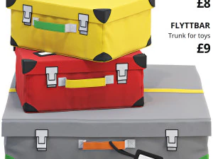Ikea Flyttbar Box-Set 3D Modell