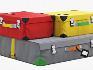 ikea flyttbar box set 3D Model