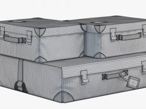 ikea flyttbar box set 3D Model