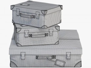 ikea flyttbar box set 3D Model