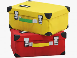 ikea flyttbar box set 3D Model