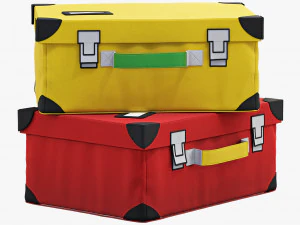 ikea flyttbar box set 3D Model
