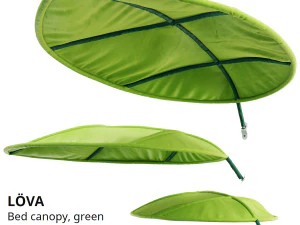 балдахін ikea lova 3D Модель