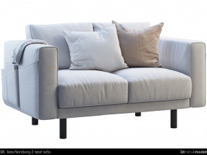 3dmitruk ikea sofas volume 1 3D Model