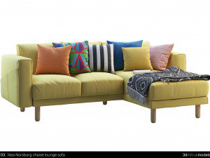 3dmitruk ikea sofas volume 1 3D Model