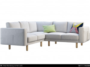 3dmitruk ikea sofas volume 1 3D Model