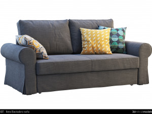 3dmitruk ikea sofas volume 1 3D Model
