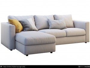 3dmitruk ikea sofas volume 1 3D Model