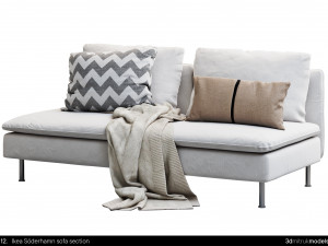 3dmitruk ikea sofas volume 1 3D Model