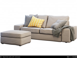 3dmitruk ikea sofas volume 1 3D Model