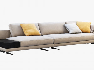 poliform mondrian modular sofa Modello 3D