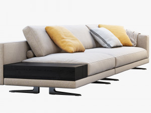 poliform mondrian modular sofa Modello 3D