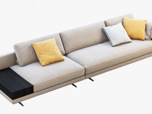poliform mondrian modular sofa Modello 3D