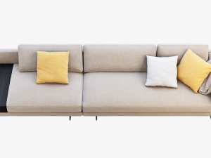 poliform mondrian modular sofa Modello 3D