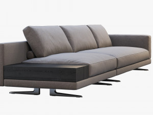 poliform mondrian modular sofa Modello 3D