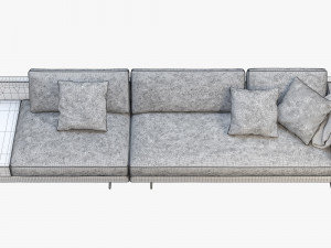 poliform mondrian modular sofa Modello 3D