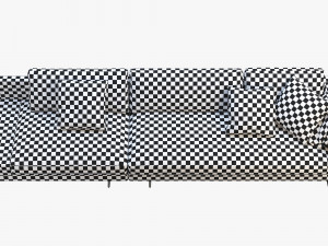 poliform mondrian modular sofa Modello 3D